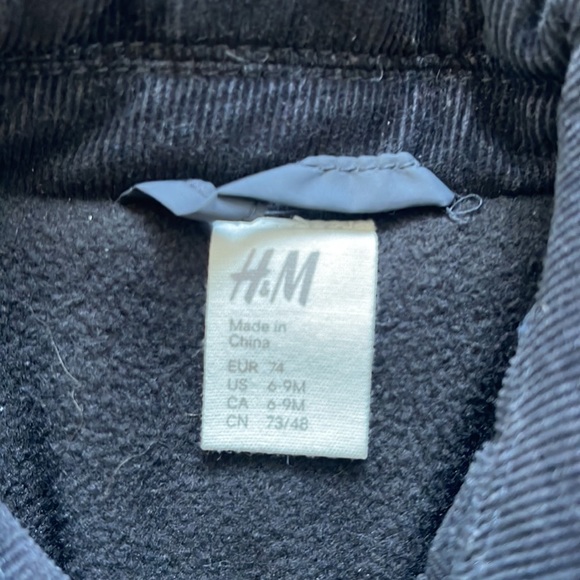H&M baby quilted jacket 6-9 months - Picture 2 of 2